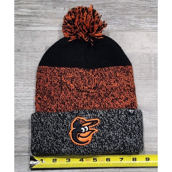 Baltimore Orioles Beanie Hats Black/Orange One Size - Picture 4 of 7